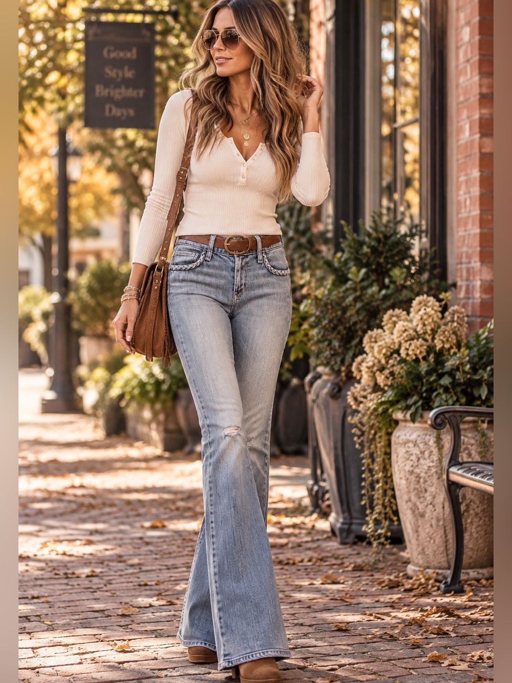 PAIGE Premium Denim Size 26 Light Wash Braided Pocket Flare Jeans Y2K